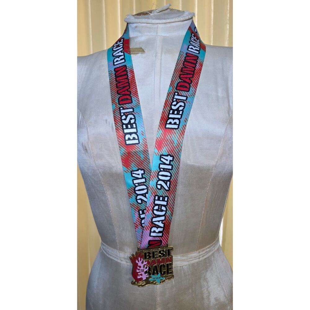 Best Damn Race Cape Coral FL 2014 5k Participation Medal